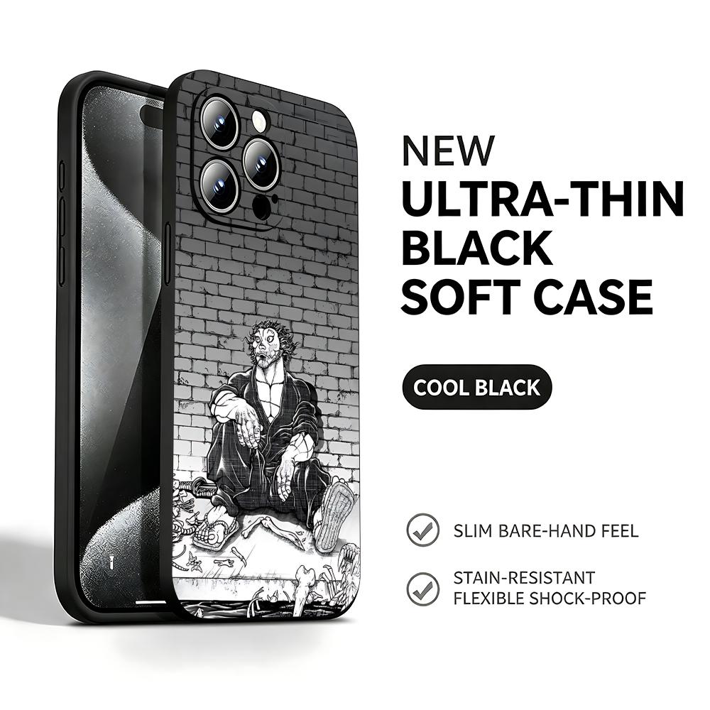 Mini Pc Case - Heiße Anime Baki-Dou Handyhülle für iPhone