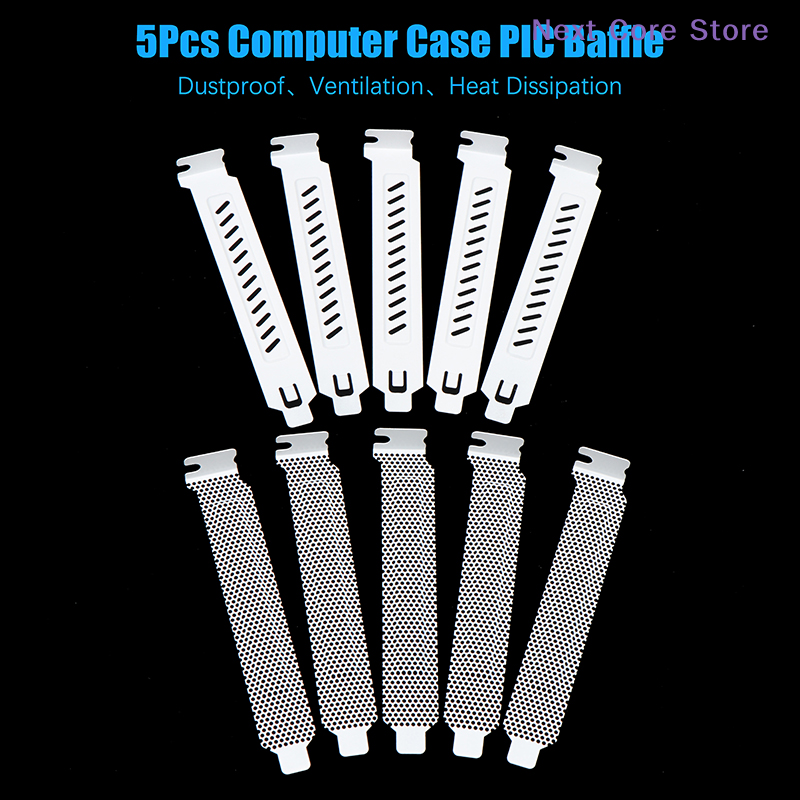 Dust Filter Pc - [NC] 5 Stück Computer-Gehäuse PCI-Kühlungs-Staubfilterabdeckung PCI-Steckplatzabdeckung