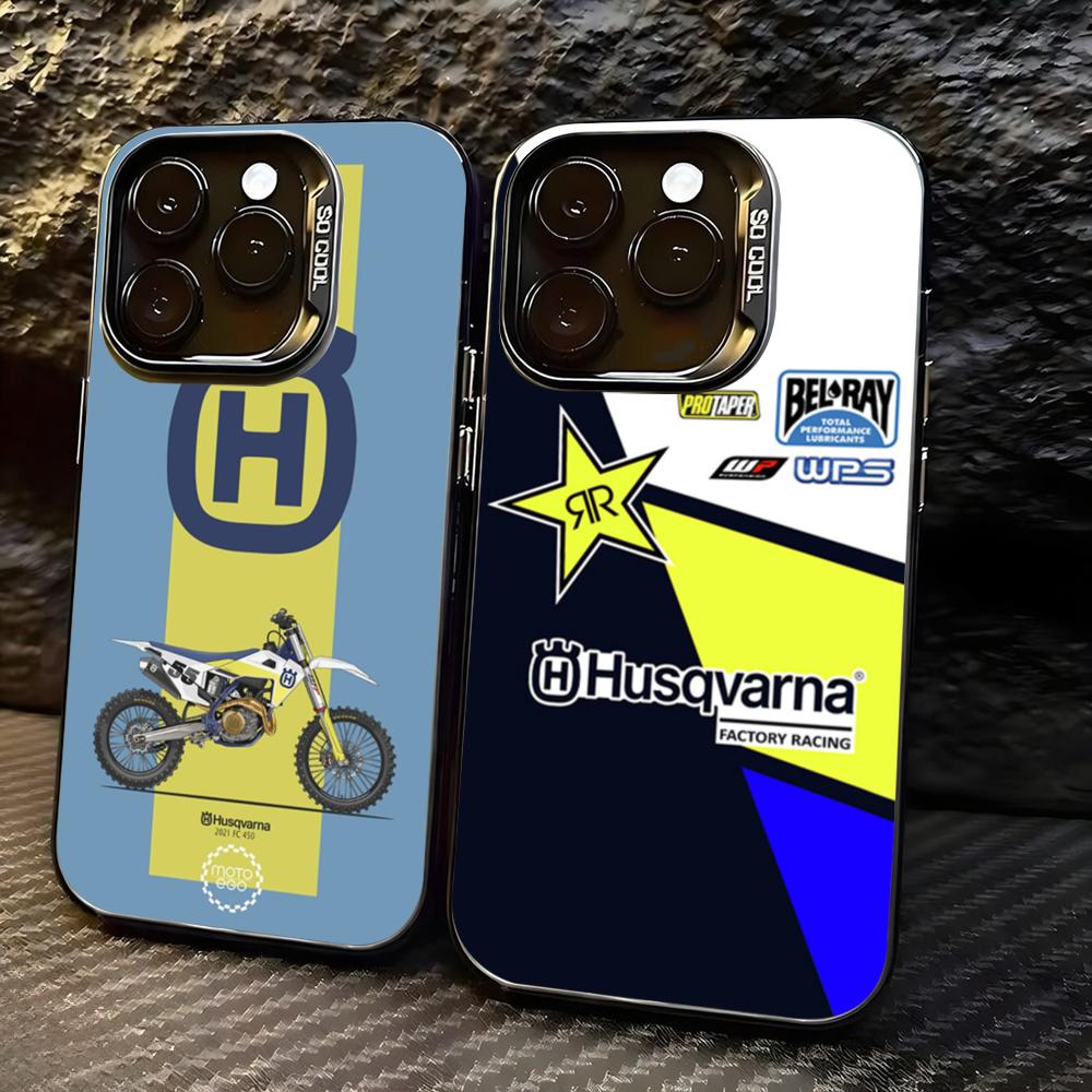 Computer Case - Motorrad H-Husqvarnaes-S Handyhülle für lMDColor Silberne