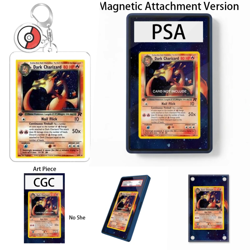 Case Fans - Kunstvoller Acryl-Schutzbehälter für Pokemon TCG Rocket