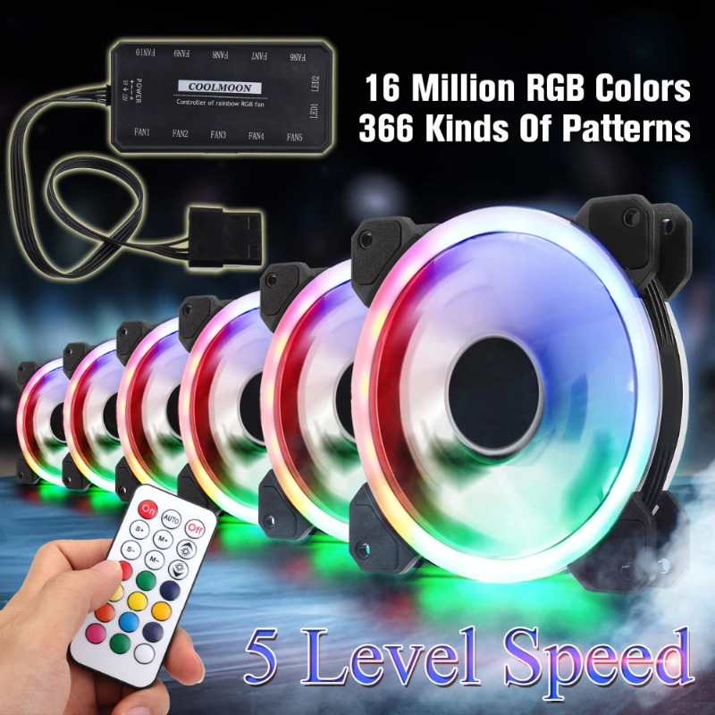 120mm RGB Leiser, einstellbare – Pc Chassis Bewertung und Preis