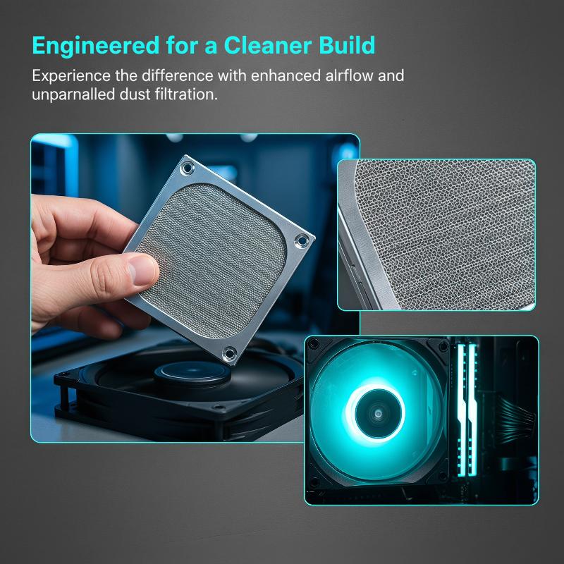 Magnetischer PC-Gehäuselüfter- – Dust Filter Pc Bewertung und Preis